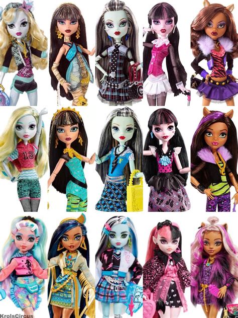 monster high g1 characters